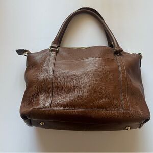 Oradelphine Brown Leather Handbag